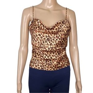 Zara Leopard Print Camisole Top